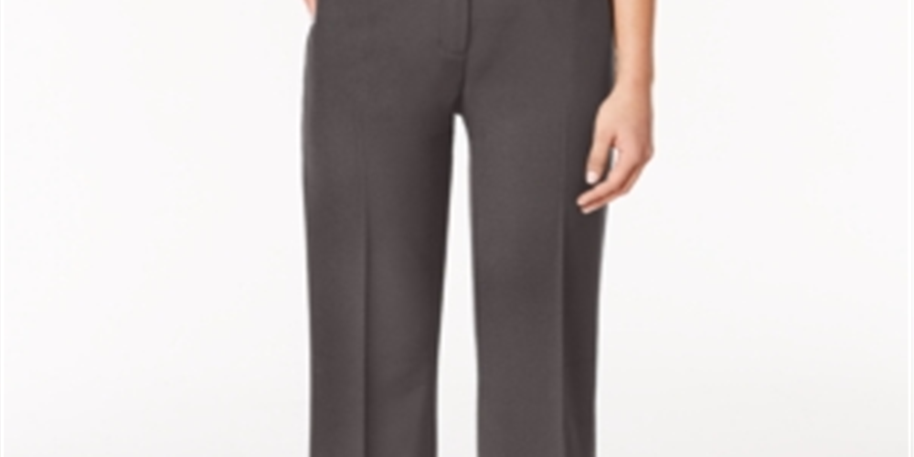 Alfani Women's Curvy Bootcut Pants Gray Size 16X3