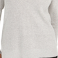 Charter Club Women's V Neck Pullover Knit Sweater Gray Size Medium