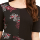 Alfani Women's Asymmetrical Scarf Top Black Size Large
