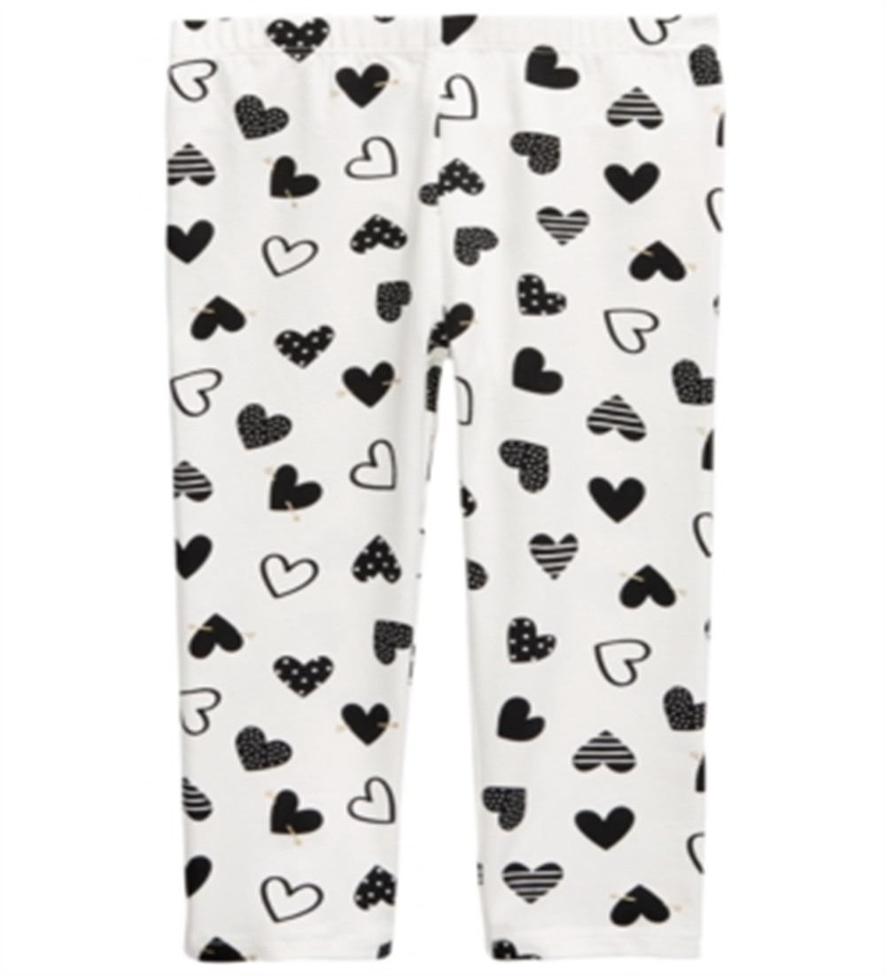 First Impressions Baby Girl's Heart Leggings White Size 3-6MOS