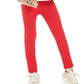 Epic Threads Little Girl's Cable Knit Leggings Red Size 6X
