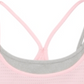 Ideology Big Girl's Mesh Layered Look Sports Bra Pink Size Medium