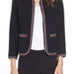 Anne Klein Braid Trim Short Jacket Black Size 6