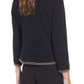 Anne Klein Braid Trim Short Jacket Black Size 6