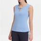 Tommy Hilfiger Women's Grommet Neck Top Blue Size XS