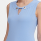 Tommy Hilfiger Women's Grommet Neck Top Blue Size XS