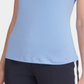 Tommy Hilfiger Women's Grommet Neck Top Blue Size XS