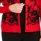 Charter Club Women's Sequined Button Sweater Red Size Small