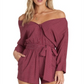 Billabong Women's Forever and More Romper Red Size Medium