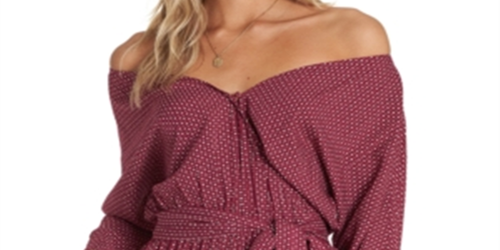 Billabong Women's Forever and More Romper Red Size Medium