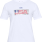 Under Armour Men's Flag Fitness Workout T-Shirt White Size XX-Large