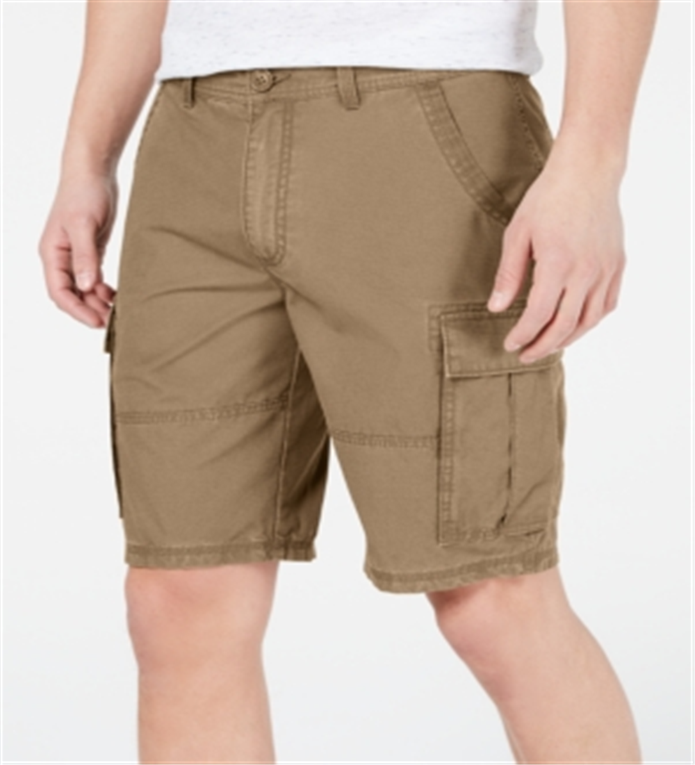 American Rag Men's Lightweight Cargo Shorts Brown Size 34