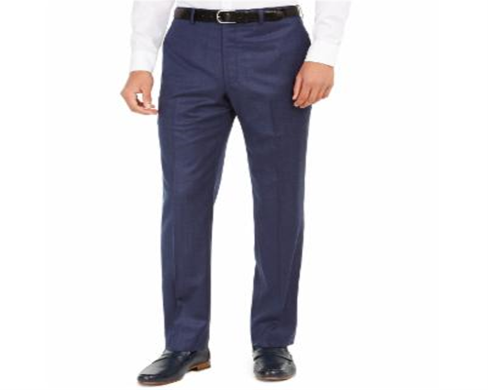 Ralph Lauren Men's Heather Wool Blend Pants Blue Size 36X32