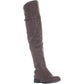 Womens AR35 Adarra Knee-High Riding Boots Taupe Brown Size 8 M