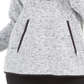 Ideology Women's Quarter Zip Hoodie Sweater Gray Size -S