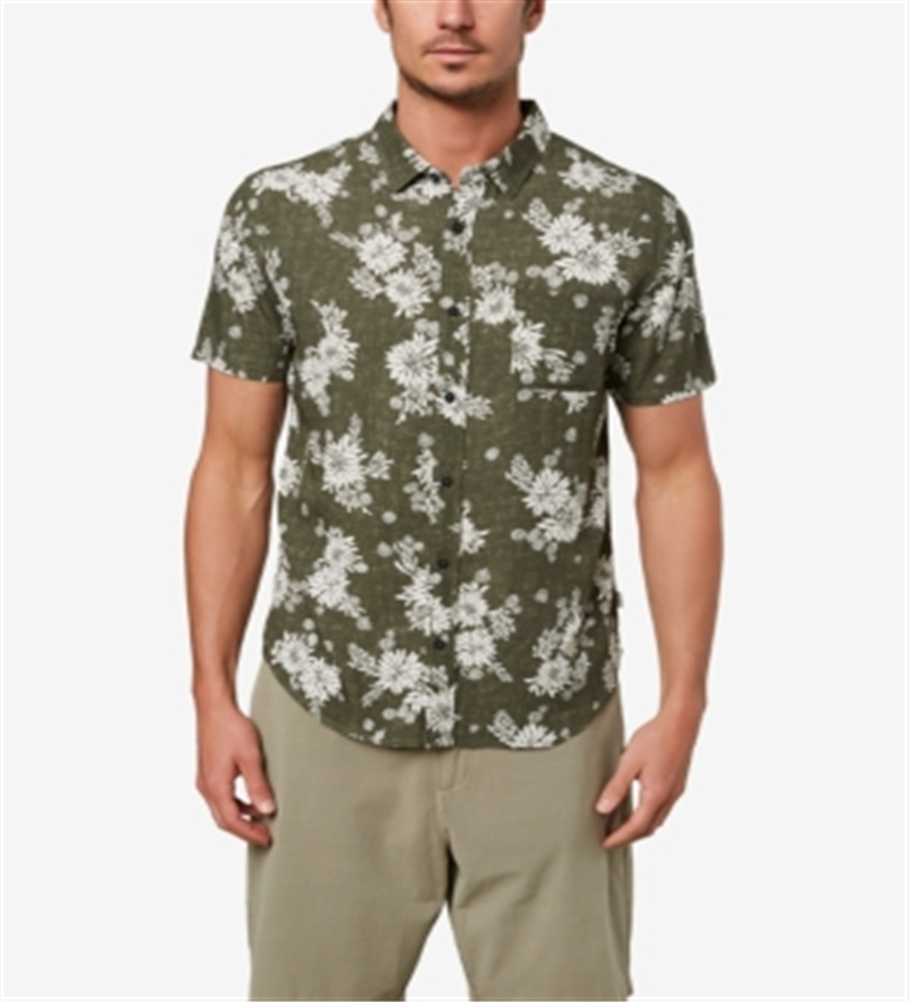 O'Neill Men's Shirt Green Size XX-Large