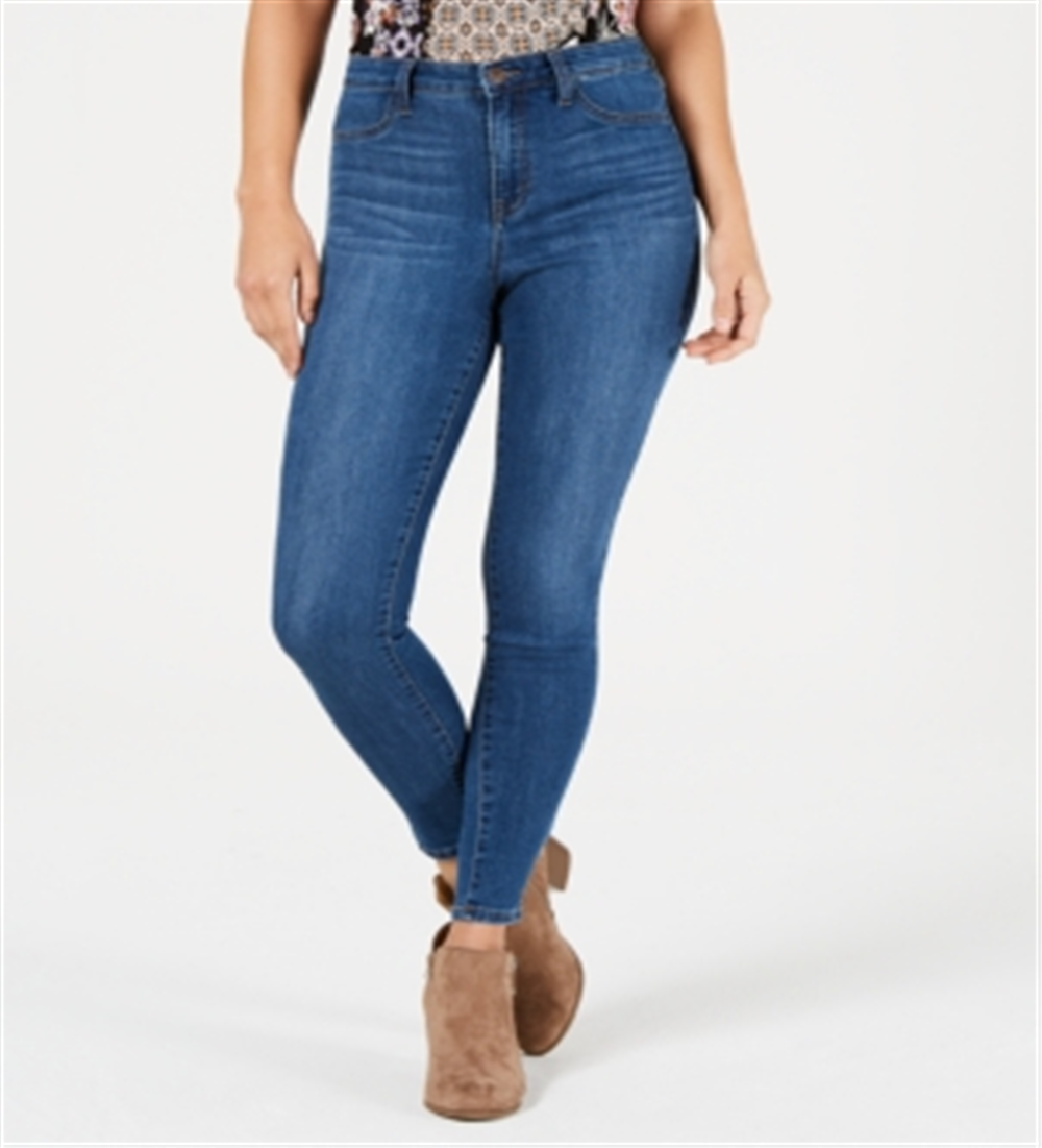 Style & Co Women's High Rise Curvy Fit Jeggings Blue Size 12