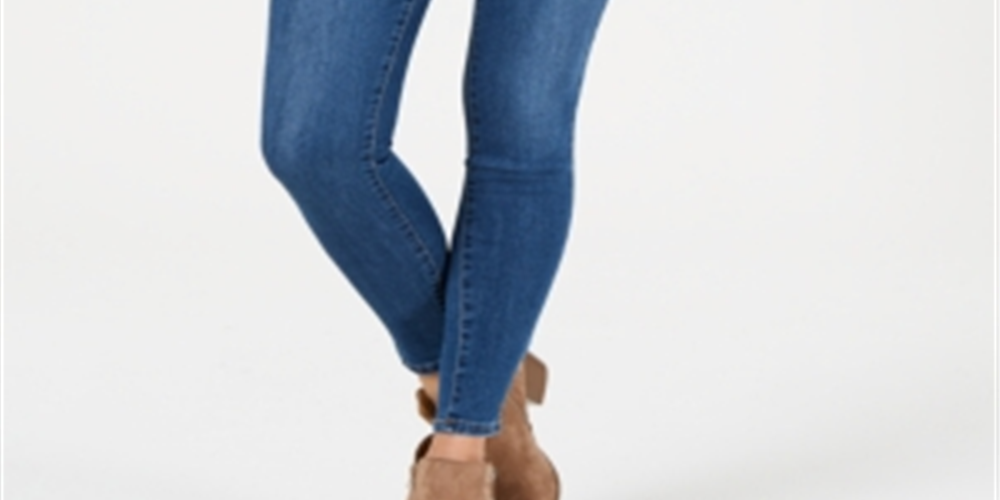 Style & Co Women's High Rise Curvy Fit Jeggings Blue Size 12