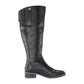 Franco Sarto Women's Becky Wide Calf Boot Shoes Black Size 7.5M