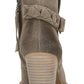 Sam Edelman Women's Minetta Suede Block Heel Ankle Boots Gray Size 10 M