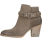 Sam Edelman Women's Minetta Suede Block Heel Ankle Boots Gray Size 10 M