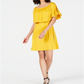 Thalia Sodi Women's Popover Dress Yellow Size X-Small
