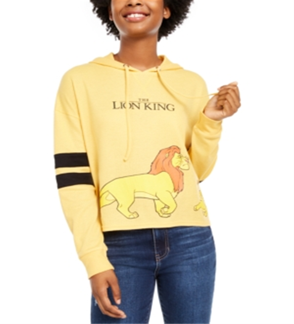 Freeze 24-7 Junior's Lion King Hoodie Yellow Size X-Small