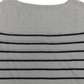 Charter Club Women's Striped Cotton Eyelet Top Blue Size Petite X-Large
