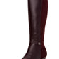 Alfani Women's Arch Support Cushioned Hakuu Almond Toe Kitten Heel Zip up Boots Red Size 7.5 M