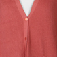 Eileen Fisher Women's Plus Linen Ribbed Cardigan Sweater Orange Size 1X