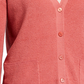 Eileen Fisher Women's Plus Linen Ribbed Cardigan Sweater Orange Size 1X