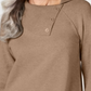 करेन स्कॉट महिलाओं का कॉटन एनवेलप नेक स्वेटर भूरा, साइज़ स्मॉल