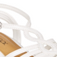 Sugar Little & Big Girl's Cork Wrapped Wedge Sandals White Size 12 M