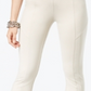 INC International Concepts Women's Skinny Moto Pants Brown Size 18