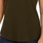 Style & Co Women's Cotton Crew Neck T-Shirt Green Size X-Small