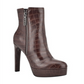 GUESS Womens Dejah 2 Faux Leather Platform Ankle Boots Brown 10 M