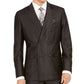 Tallia Men's  Single Breasted Jacket Black Size 40S