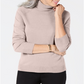 Karen Scott Women's Petite Luxsoft Turtleneck Sweater  Pink Ice  Size Petite Large
