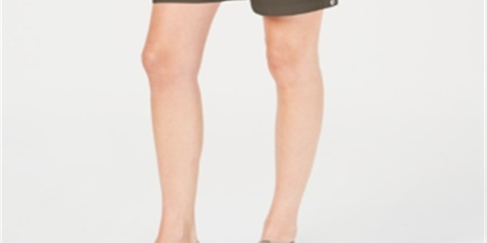 Karen Scott  Women's Cotton Drawstring Shorts  Portobello Brown Size XS