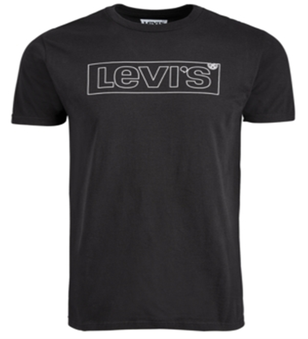 Levi's Men's Logo T-Shirt Crewneck Tee Black Size Small