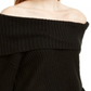 American Rag Junior's Cowlneck Sweater Black Size X-Large