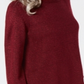 Karen Scott Marled Boat-Neck Sweater Red Size S