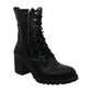 American Rag Women's Sloanie Closed Toe Ankle Combat Boots Black Size 9.5M