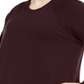 Ideology Women's Plus Size Crewneck Tunic Top Dark Eggplant XX-Large