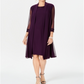R & M Richards Women's Jacket & Dress Purple Size 10 Petite