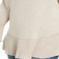 Style Co. Womens Ruffle-Hem Pullover Sweater Style Brown Size 1X