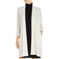 Eileen Fisher Women's Tencel Open Front Cardigan Top Brown Size X-Large