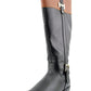Karen Scott Deliee Wide Calf Women Round Toe Boots Black Size 7M