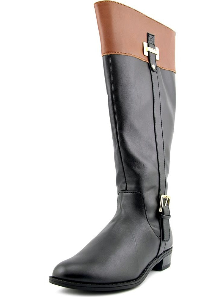 Karen Scott Deliee Wide Calf Women Round Toe Boots Black Size 7M
