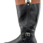 Karen Scott Deliee Wide Calf Women Round Toe Boots Black Size 7M